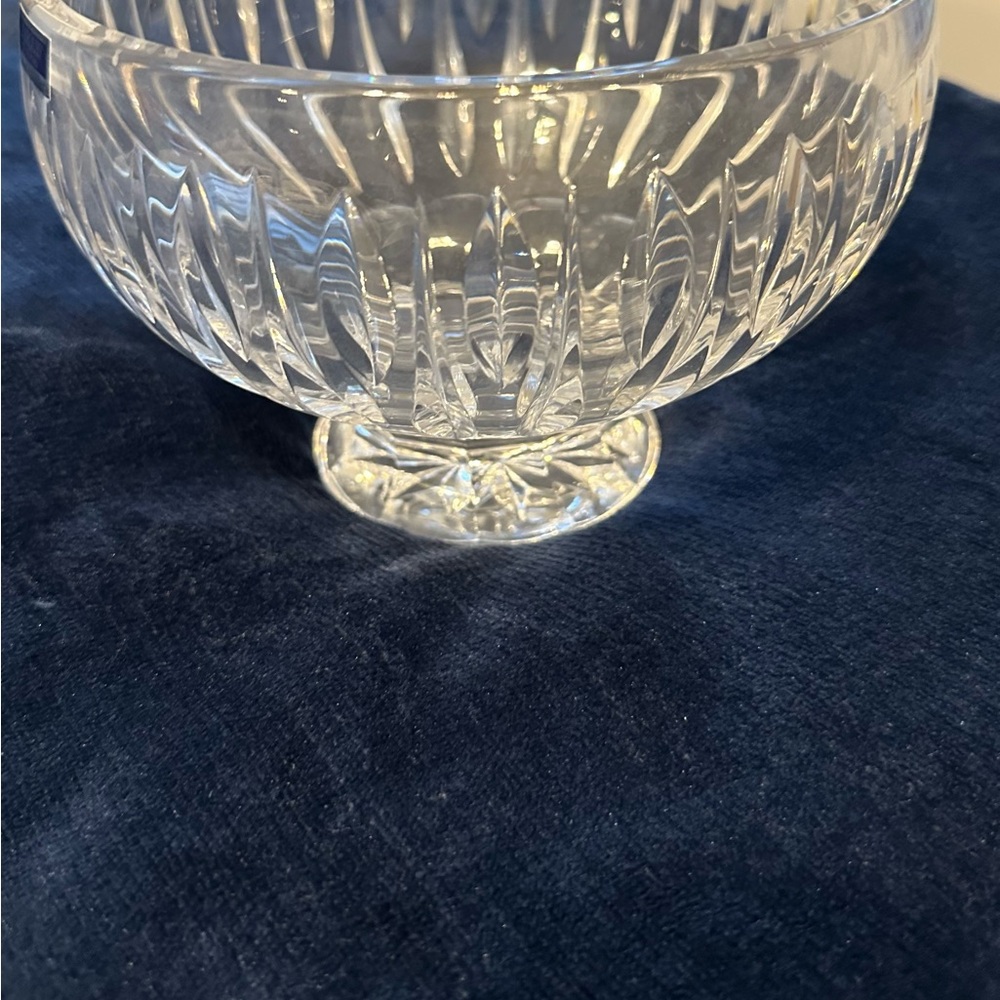 Crystal Footed Bowl - Clear